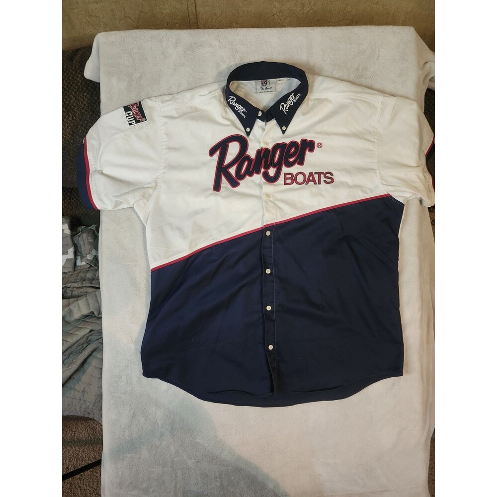 Vintage Ranger Boats Fishing Shirt Men's Button Up Tournament Ranger Cup...